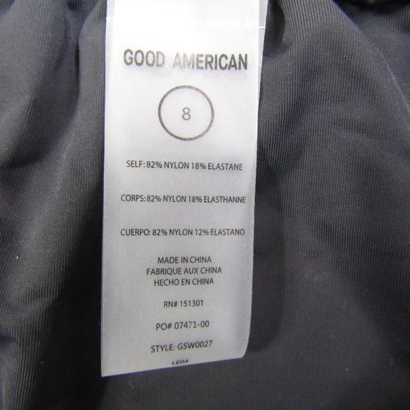 Good American NEW 5XL Size 8 Leopard Print Good Waist Bottom Swim Tanga - Picture 4 of 5